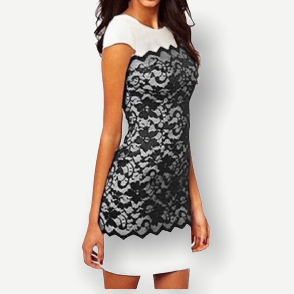 Empire Crochet O-Neck Dress - Small - HP! - Picture 5 of 16